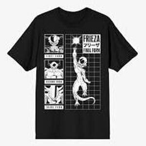 DRAGONBALLZ NWT $22 Anime Frieza Grid Graphic Tee Size Men's Medium